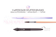 Watercolor Brushes Vol. 1, a Brush Add-On by Side Project (Thumbnail 3 of 6)