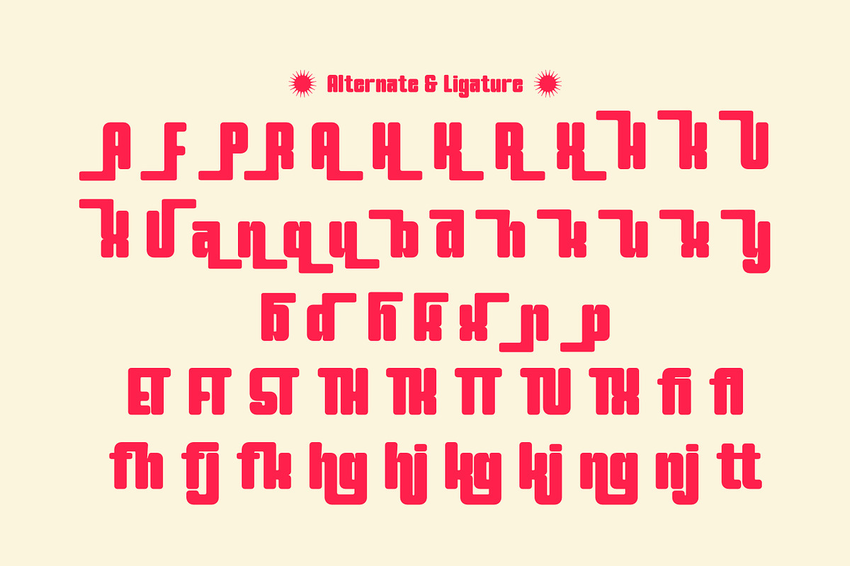 Nehgar - Modern Bold Display Font, a Sans Serif Font by Flawless And Co (Photo 9 of 10)