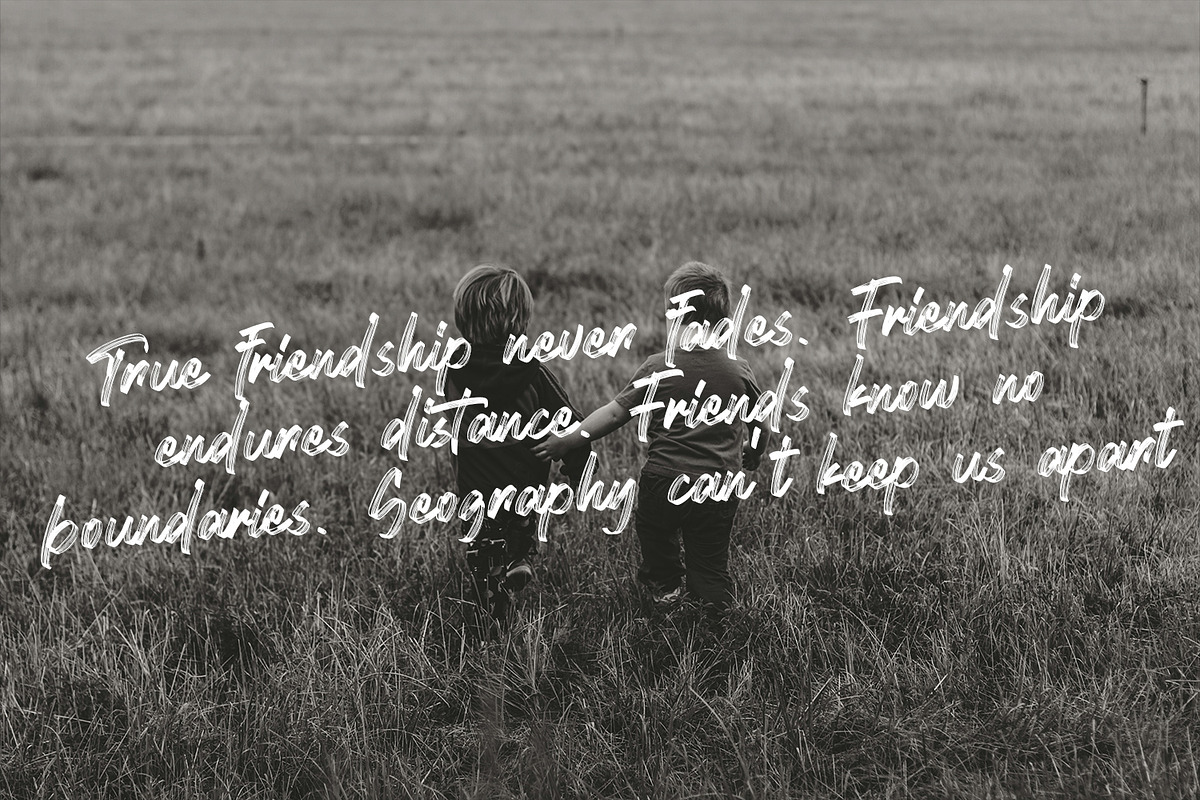 Millionth Dream - Textured Script, a Script Font by Arendxstudio (Photo 3 of 8)
