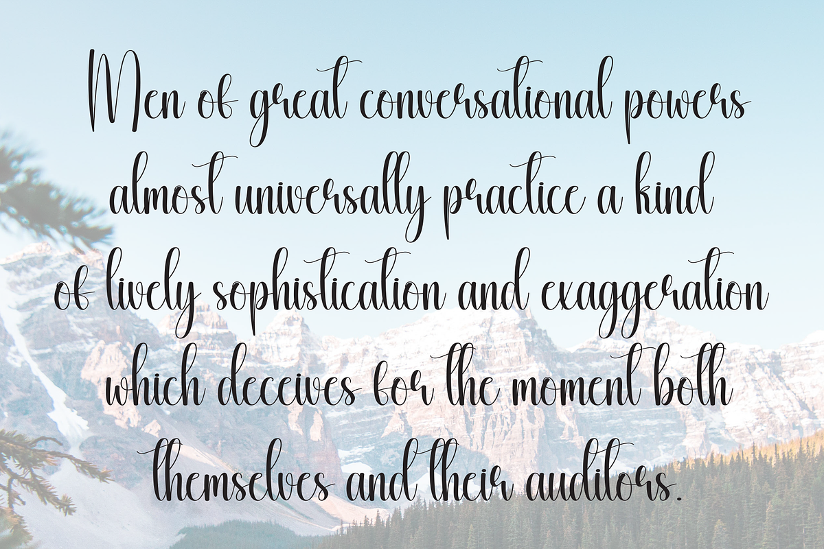 Rhinestone | Script Font, a Handwritten Font by Scratchones (Photo 6 of 9)
