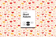 Romantic Heart Pattern, a Pattern Graphic by Neermana (Thumbnail 1 of 5)