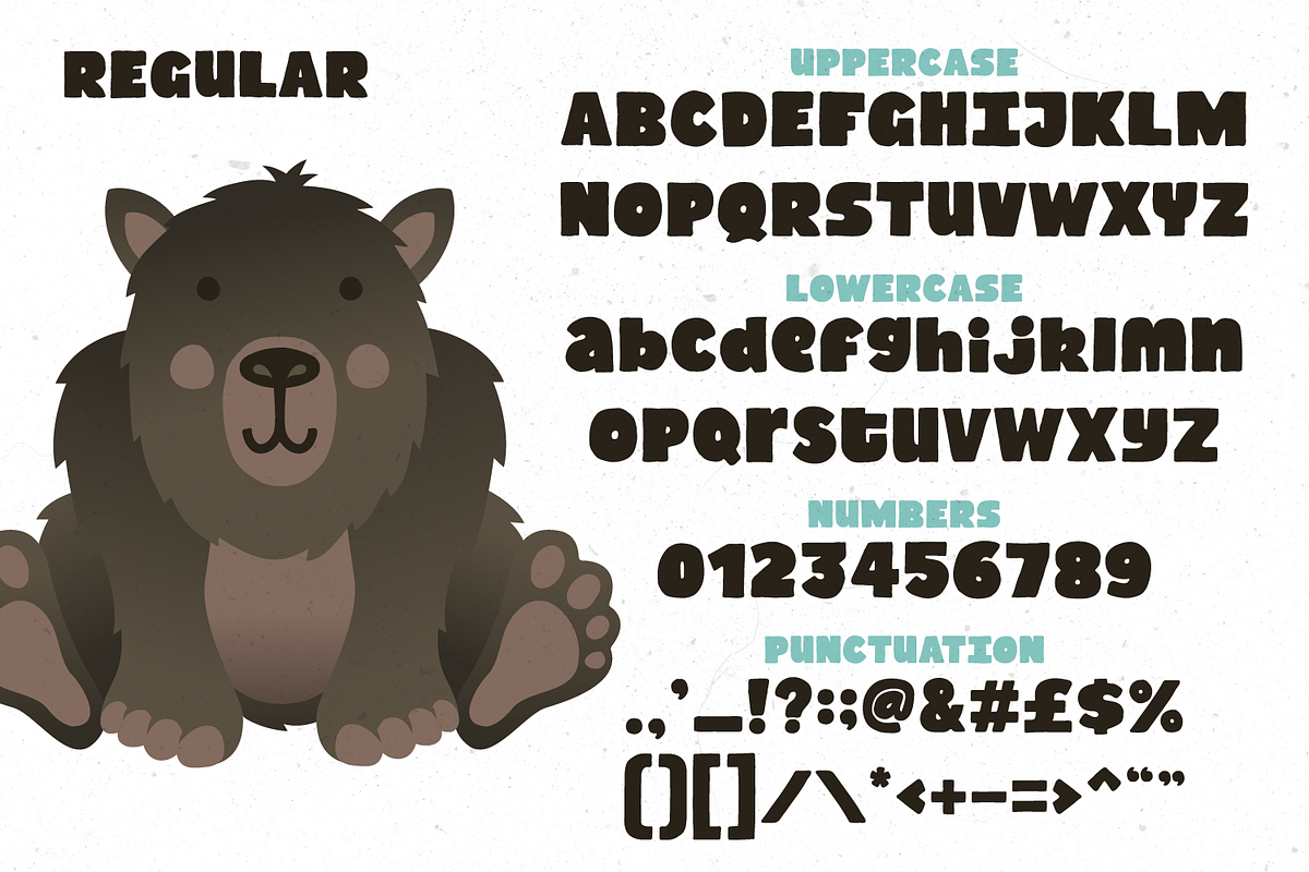 BEAR HUNT Playful Typeface, a Font by Alex-Banks Type (Photo 2 of 5)