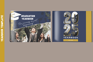 Digital Yearbook Scrapbook Template