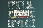 49 Art Nouveau Corners and Frames, a Decorative Illustration by Stanislav Kharchevskyi (Thumbnail 1 of 4)