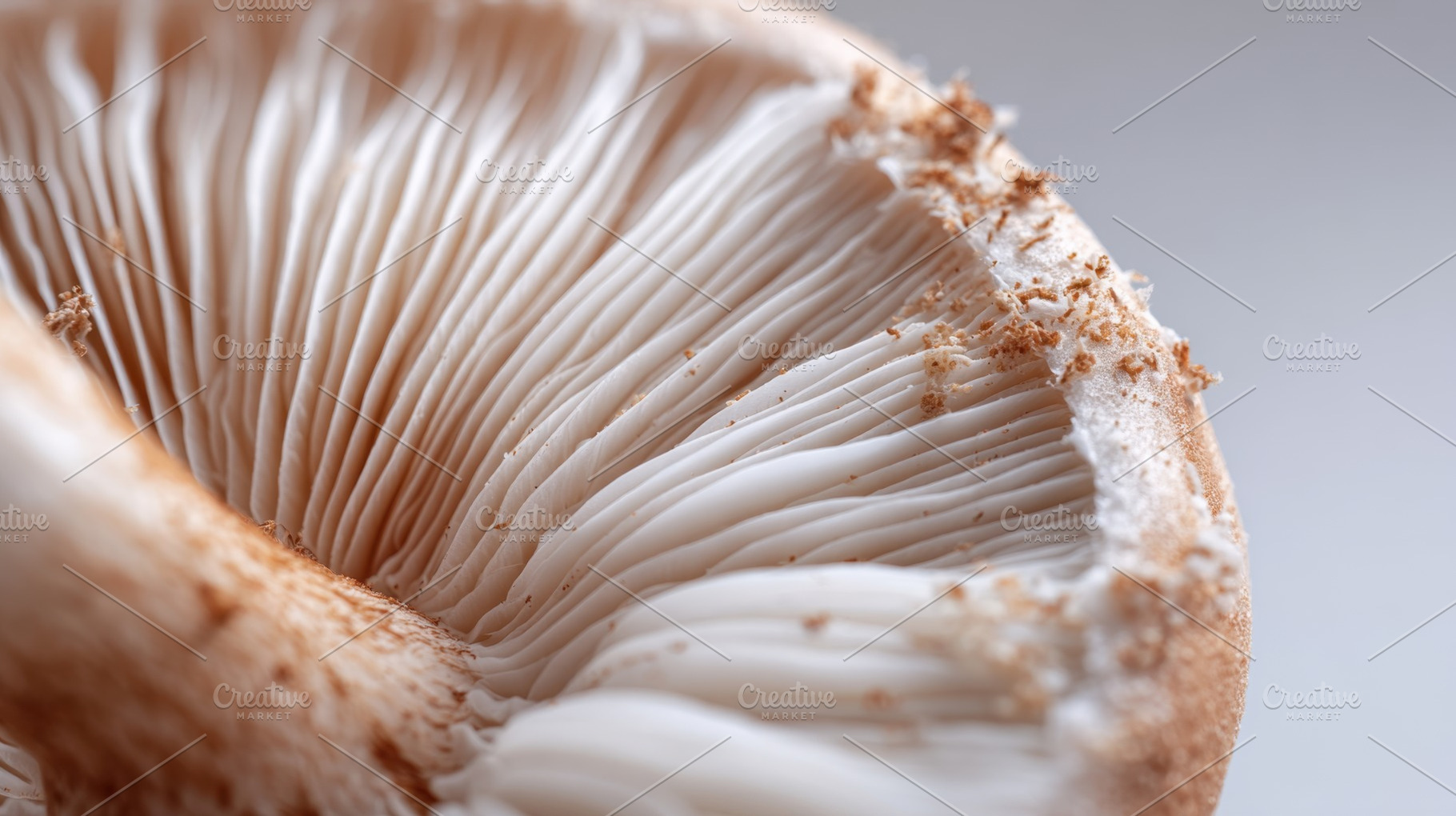 Close-up of delicate gills, a Photo by Beautiful things