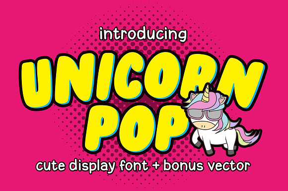 Unicorn Pop + Bonus Vector preview 8