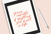 Bounce Lettering Procreate Brush, a Brush Add-On by The Ampersand Shop (Thumbnail 3 of 4)