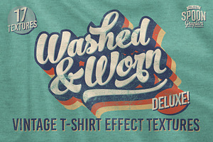 Washed & Worn T-Shirt Textures Pack