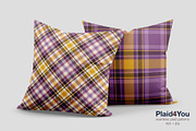 #17 Halloween Pattern Set of Plaids, a Pattern Graphic by Plaid4You (Thumbnail 5 of 8)
