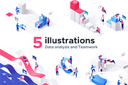 Charts collection - 5 illustrations, a Templates & Theme by Formfrom (Thumbnail 1 of 5)
