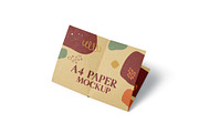 A4 Kraft Paper Mockup, a Product Mockup by GraphicsPixel (Thumbnail 3 of 5)