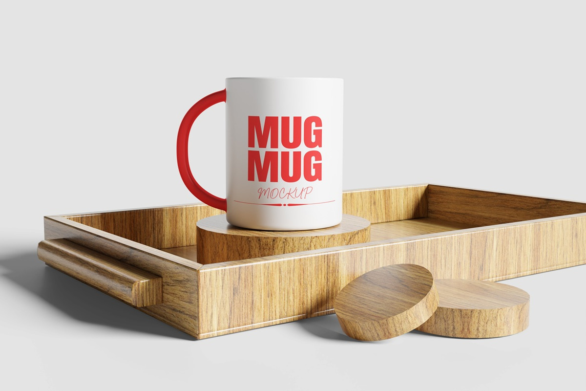Realistic Mug Mockup, a Cups & Container Mockup by AndikaGraphic (Photo 2 of 5)