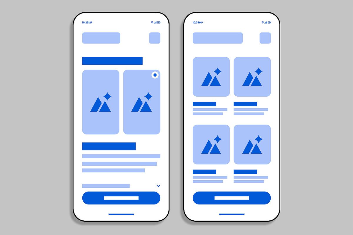 Mobile App Wireframe UI Template preview 4