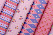Geometric & Hearts Patterns, a Pattern Graphic by Enia Grace (Thumbnail 15 of 16)