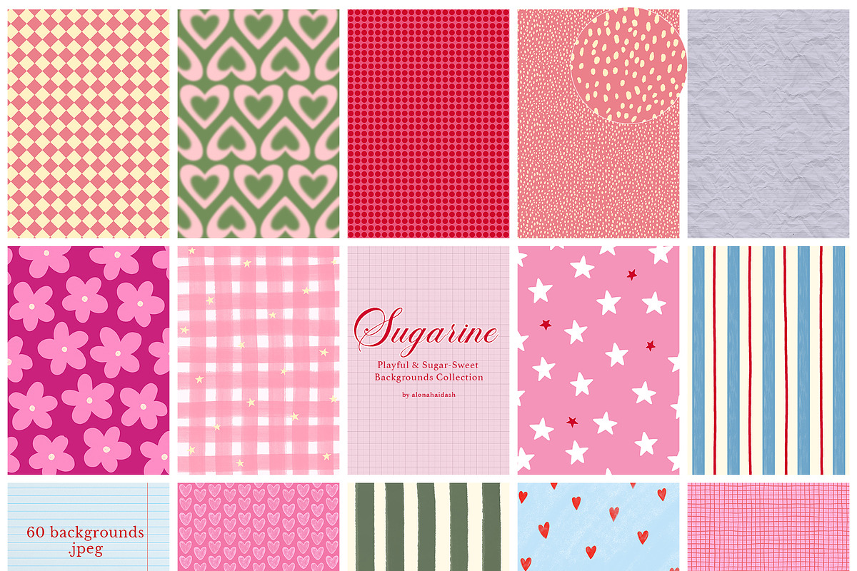 Sugarine Sweet Backgrounds, a Background Graphic by alonahaidash (Photo 11 of 15)