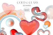 Love Vibes Gradients 3D Shapes, an Object Graphic by Cat In Colour (Thumbnail 8 of 18)
