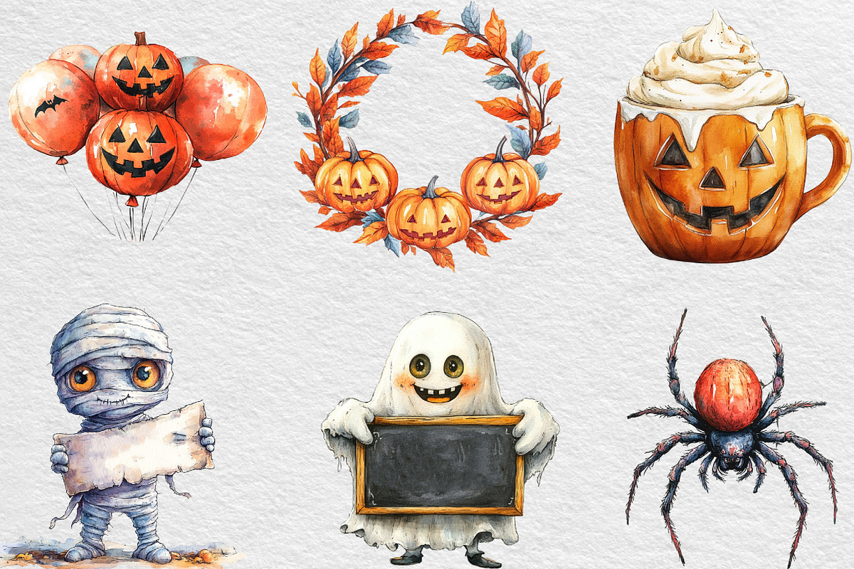 Happy Halloween Sublimation, an Illustration by Black Bird Studio (Photo 3 of 6)