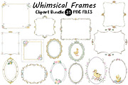 Whimsical Frames Clipart, an Illustration by Digital Artistic99 (Thumbnail 1 of 11)