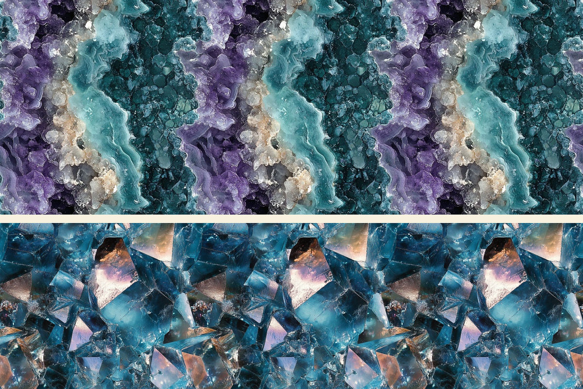 Fluorite Seamless Photo Patterns, a Pattern Graphic by DigitaI Craft Corner (Photo 6 of 6)