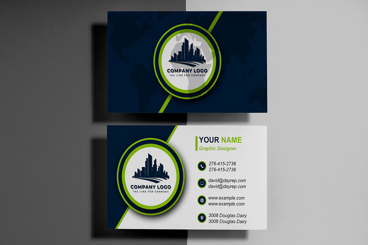 Real Estate Card PSD preview 2
