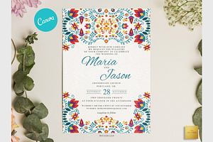 Mexican Wedding Invitation | CANVA