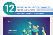 Isometric technology concept, a Technology Illustration by IcoMaker (Thumbnail 4 of 4)