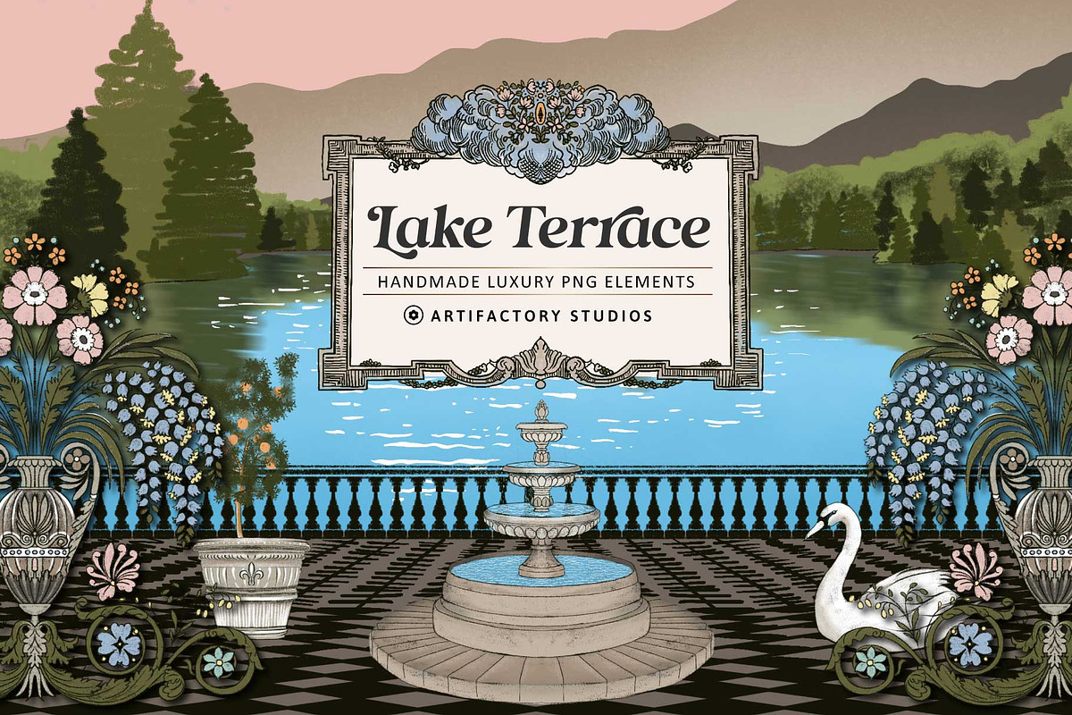 Indian Lake Terrace Bundle, a Decorative Illustration by Artifactory Studios (Photo 1 of 8)