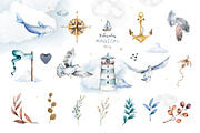 Ship. Dream adventure.Watercolor set, an Illustration by Ann Art Houze (Thumbnail 5 of 8)