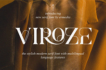 Viroze || Unique Serif Font