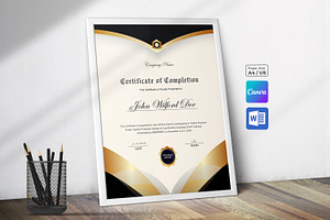 Certificate Canva & Word