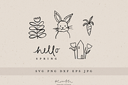 EASTER BUNDLE / illustration svg png, a Decorative Illustration by KruthDesign (Thumbnail 1 of 7)