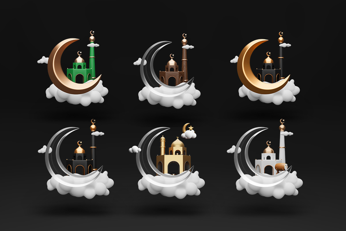 3D Ramadan Kareem Decorative, an Object Graphic by Artlogs x Modaldesain (Photo 2 of 8)