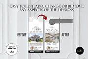 Real Estate Door Hanger Bundle Canva, a Marketing Template by CreativeVinesStore (Thumbnail 5 of 6)