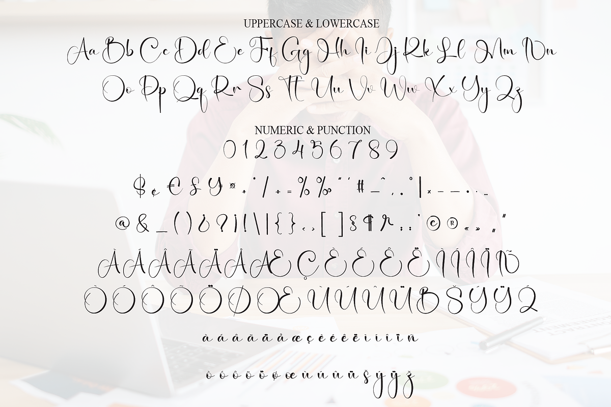 Overtimes | Script Font, a Handwritten Font by Scratchones (Photo 7 of 9)