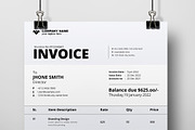 New Invoice Layout, a Stationery Template by MightyDesign (Thumbnail 3 of 6)