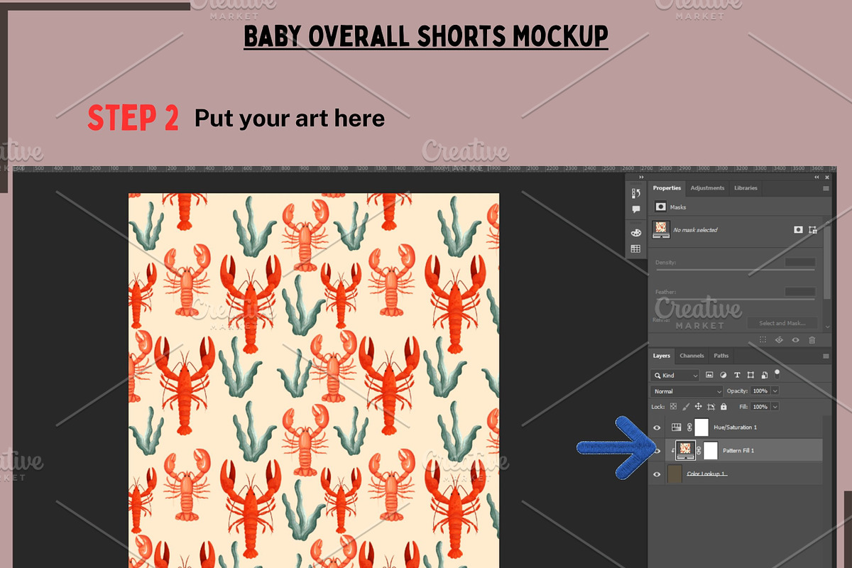 Baby Overall Shorts Mockup, a Shirt Mockup by Nora Gad (Photo 3 of 16)