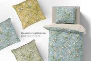 Gentle Spring with White Flowers, a Pattern Graphic by Yello_illustration (Thumbnail 9 of 16)