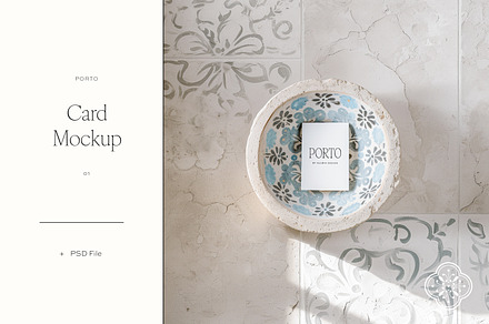 Porto Card Mockup