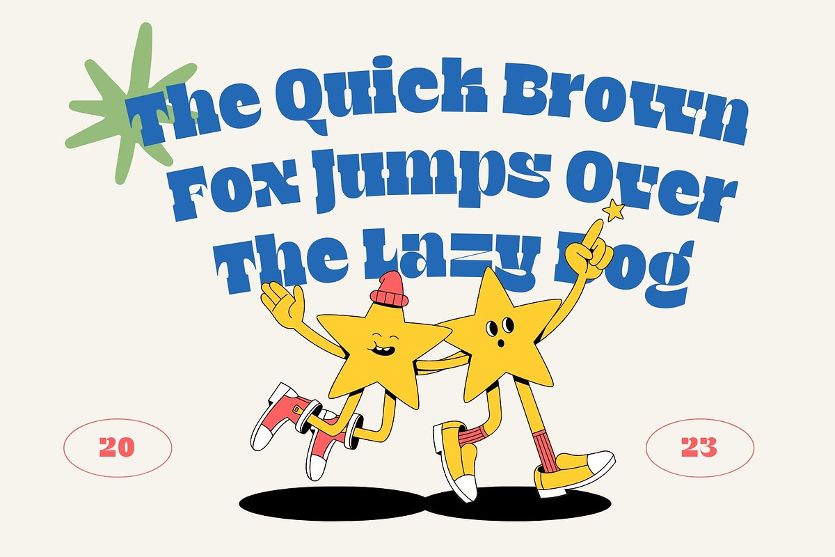 Retro Qalva - Vintage Font, a Slab Serif Font by Nirmana Visual (Photo 3 of 11)