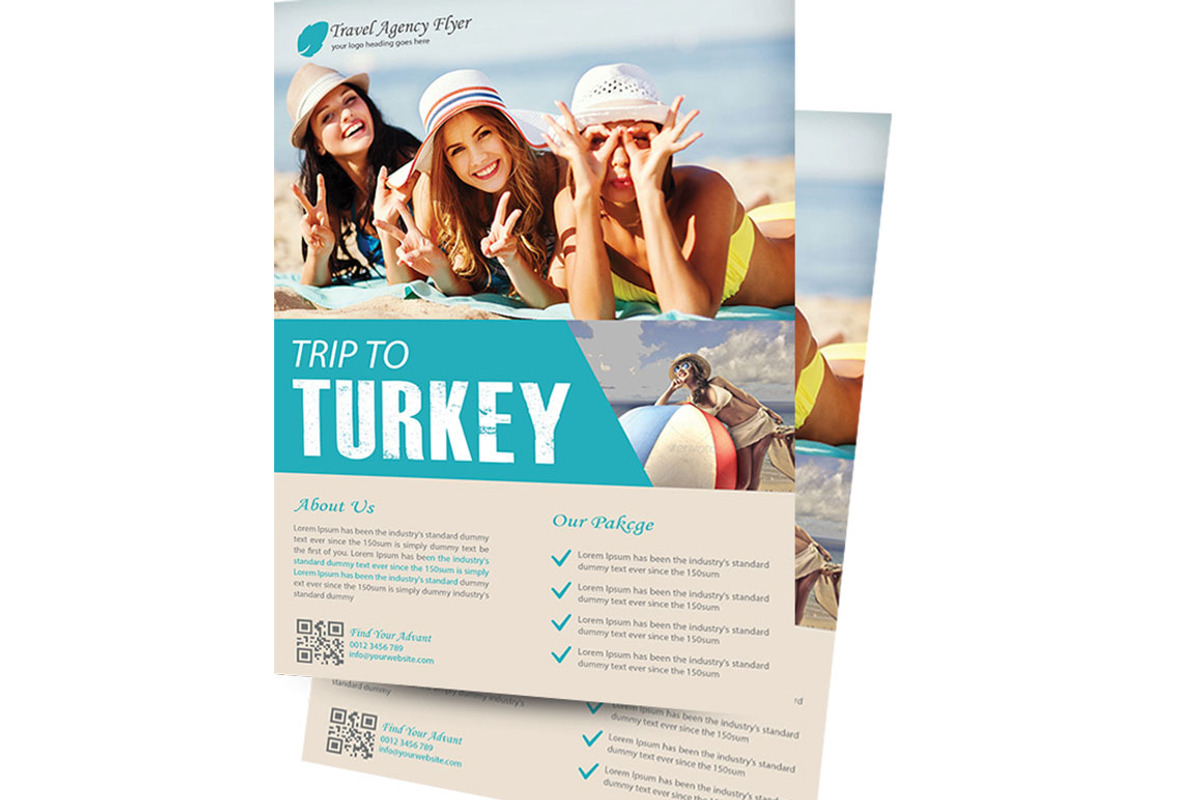 Travel Agency Flyer, a Flyer Template by TheGraphicsWorld (Photo 3 of 3)