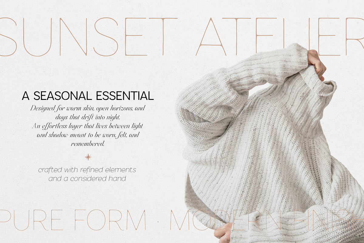 Sweetform - Serif & Sans Font Duo, a Serif Font by VP Fonts (Photo 18 of 23)