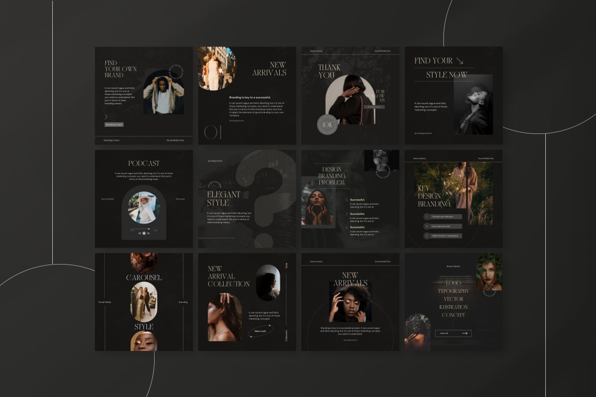Luxury Branding Coach Canva Template, a Social Media Template by Brandearth RRGraph (Photo 5 of 8)