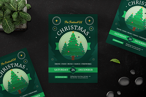 Festival Christmas Flyer, a Flyer Template by Annora Studio