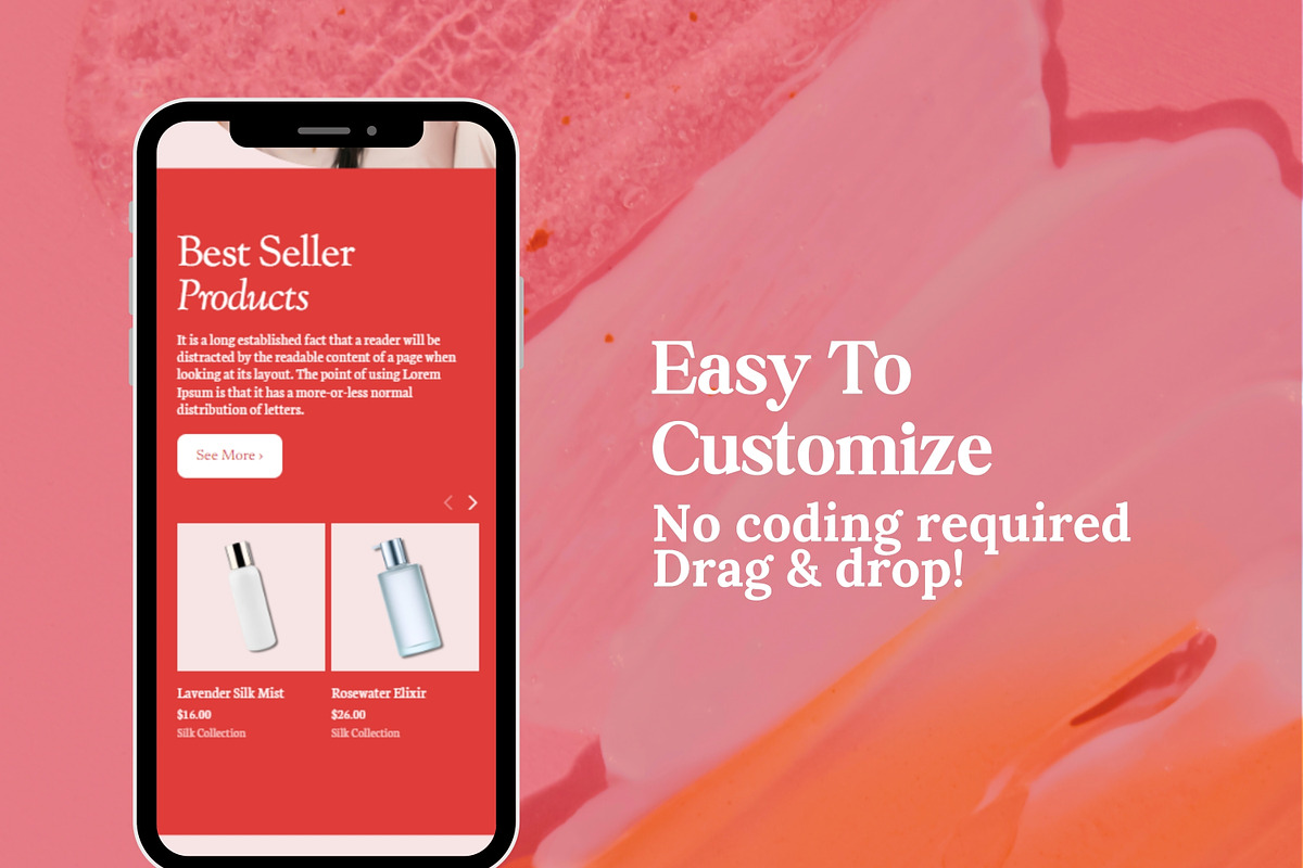 Squarespace Beauty Shop Template, a Squarespace Template by Sofia Designs (Photo 6 of 8)
