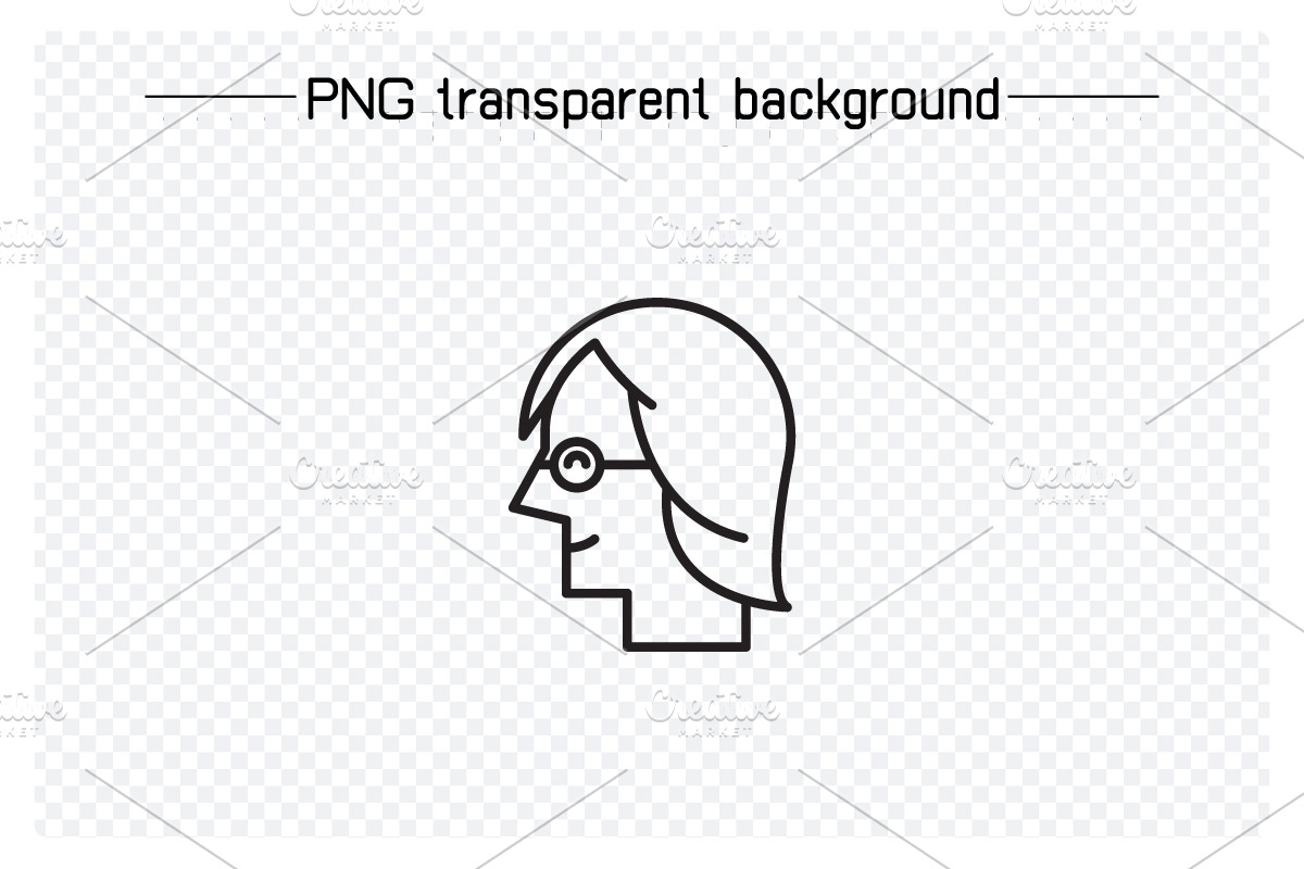 Human Head Avatars Set, a Person Illustration by Designfour (Photo 3 of 7)