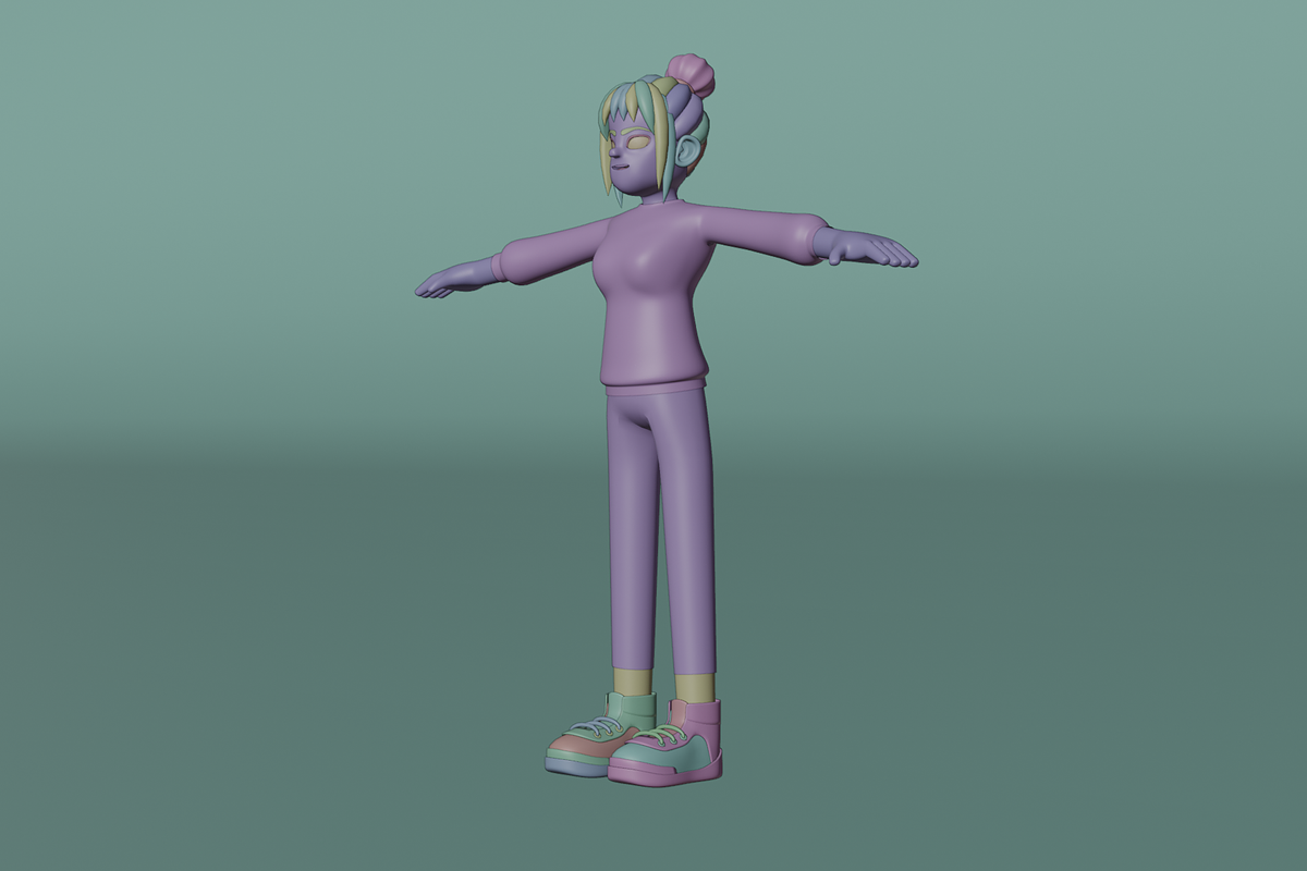Female Avatar 3D Character Model, a Characters & Person 3D Model by Dudukbersama (Photo 4 of 7)