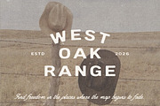 West Oak Range - Font Duo, a Script Font by Davide Bassu (Thumbnail 4 of 9)