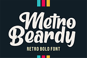 Metro Beardy, a Font by figuree studio (Thumbnail 1 of 8)