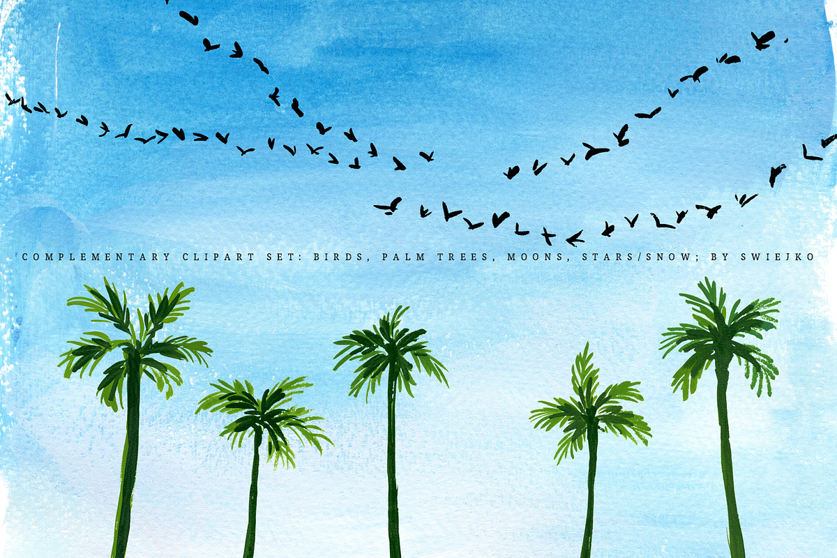 Sky Background, clouds, sunset, a Texture Illustration by swiejko (Photo 3 of 4)