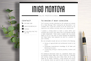 Resume Template | Inigo, a Resume Template by ResumeWorkshop (Thumbnail 4 of 5)